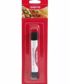 Waproo Fine Flat Black Laces Blister Pack