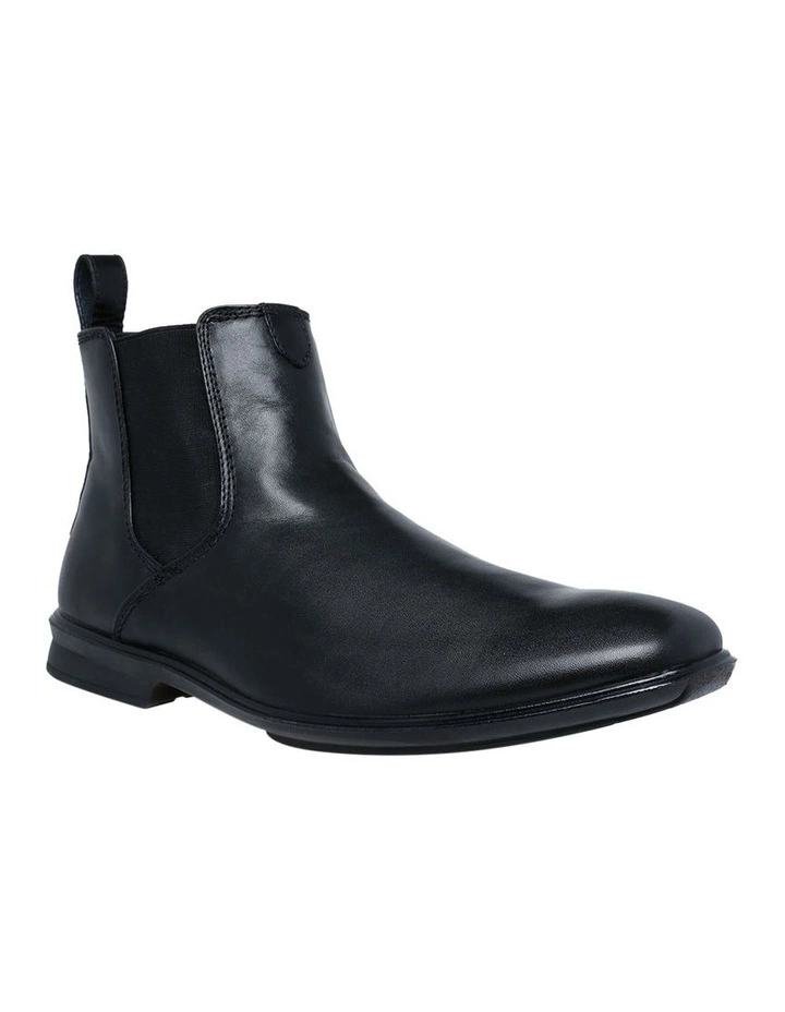 Hush Puppies Leather Black Chelsea Boot 2 Hush Puppies Leather Black Chelsea Boot - Image 2