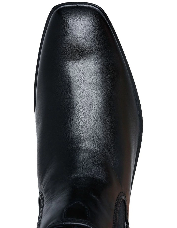 Hush Puppies Leather Black Chelsea Boot 4 Hush Puppies Leather Black Chelsea Boot - Image 4
