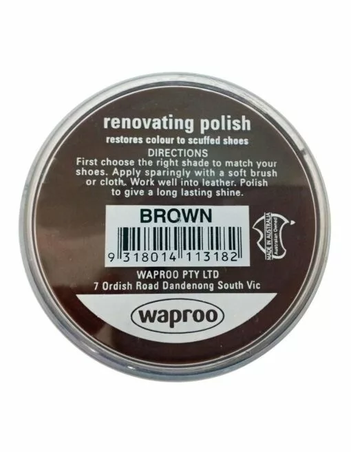 Waproo Renovating Polish Brown 45g -Shoes Sales 268225030 1 720x928