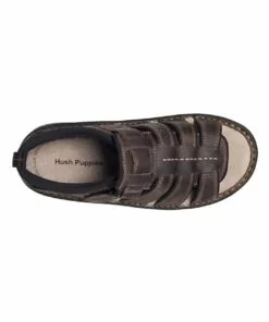 Hush Puppies Spartan Closed Back Brown Sandal -Shoes Sales 323115130 3 720x928