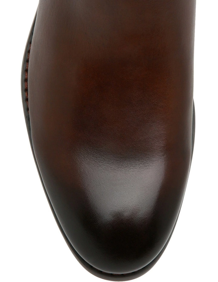 Blaq Harry Chocolate Leather Chelsea Boot 4 Blaq Harry Chocolate Leather Chelsea Boot - Image 4