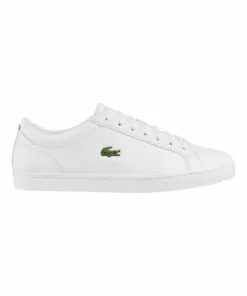 Lacoste Straightset Leather White Trainer Sneaker