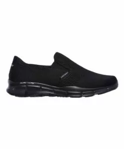 Skechers Equalizer Double Play Black Slip On Casual Shoe