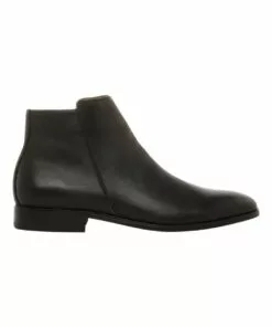 Blaq Knight Black Leather Boot