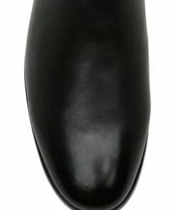 Blaq Knight Black Leather Boot -Shoes Sales 532780750 3 720x928