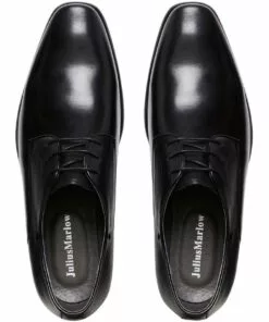 Julius Marlow Keen Plain Vamp Derby Black Lace Up Dress Shoe -Shoes Sales 538501240 3 1 720x928