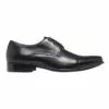 Julius Marlow Knock Toe Cap Black Derby Lace Up Dress Shoe
