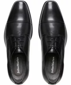 Julius Marlow Knock Toe Cap Black Derby Lace Up Dress Shoe -Shoes Sales 538501600 3 1 720x928