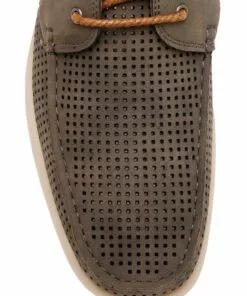 Kenji Malone Grey Boat Shoe -Shoes Sales 618098410 3 720x928