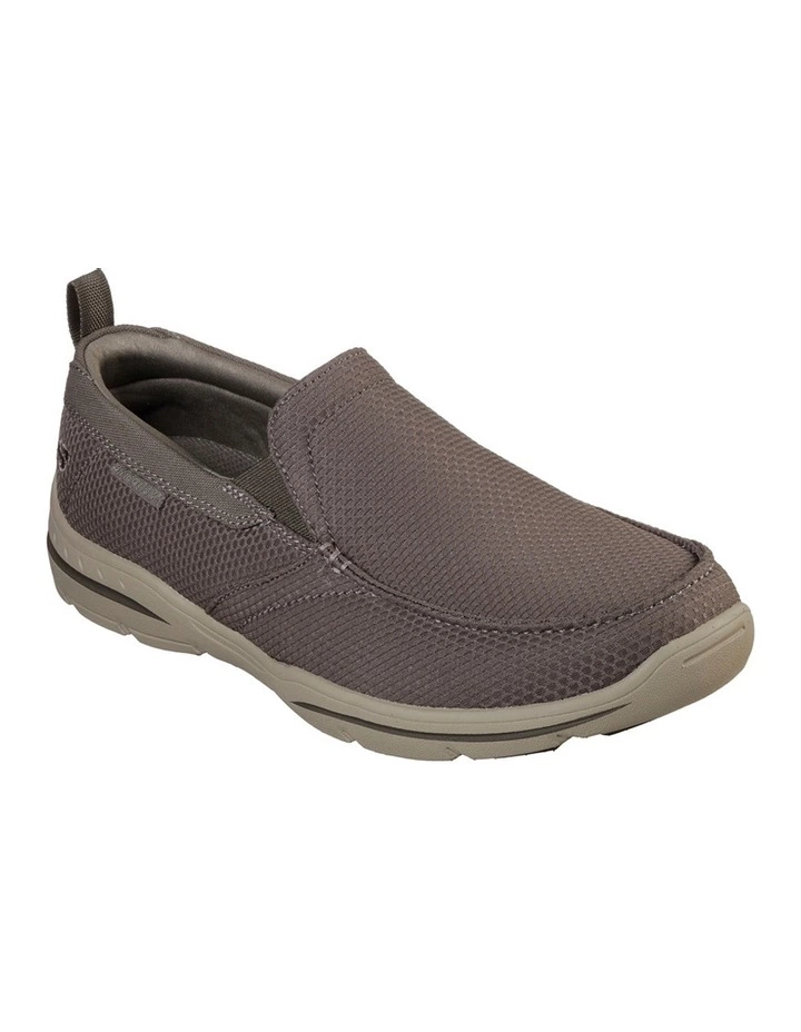 Skechers Harper Walton Khaki Slip On Casual Shoe 2 Skechers Harper Walton Khaki Slip On Casual Shoe - Image 2