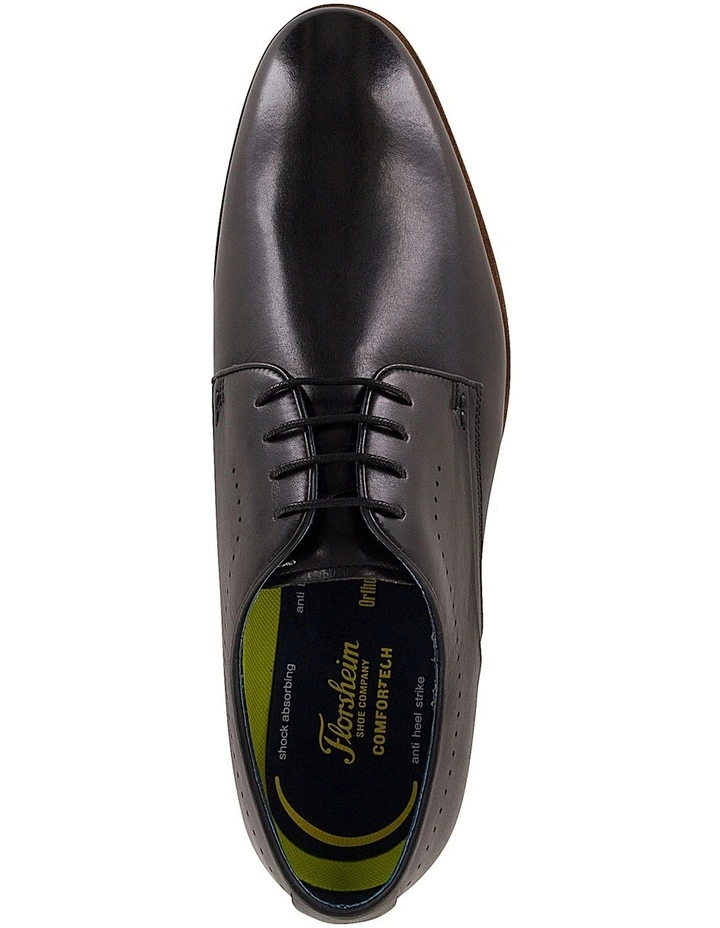 Florsheim Nimbus Leather Black Lace Up Dress Shoe 4 Florsheim Nimbus Leather Black Lace Up Dress Shoe - Image 4