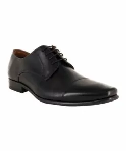 Florsheim Cross Leather Black Lace Up Dress Shoe -Shoes Sales 627702670 3 720x928
