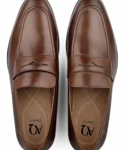 AQ by Aquila Penley Leather Loafers -Shoes Sales 634855330 634815010 3 720x928