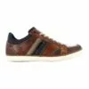 Wild Rhino Blake Leather Tan Lace-Up Casual Sneaker