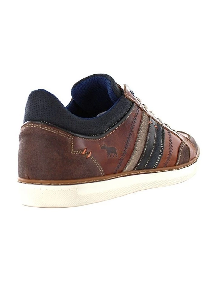 Wild Rhino Blake Leather Tan Lace-Up Casual Sneaker 2 Wild Rhino Blake Leather Tan Lace-Up Casual Sneaker - Image 2