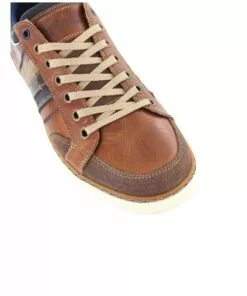Wild Rhino Blake Leather Tan Lace-Up Casual Sneaker 5 Wild Rhino Blake Leather Tan Lace-Up Casual Sneaker -Shoes Sales 653673790 3 720x928