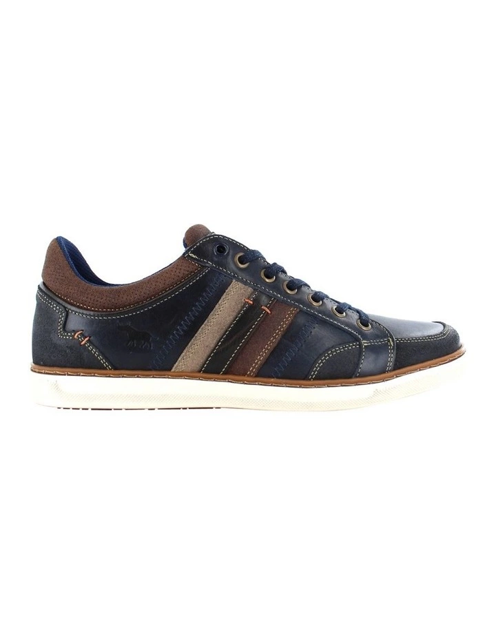 Wild Rhino Blake Leather Navy Lace-Up Casual Sneaker 1 Wild Rhino Blake Leather Navy Lace-Up Casual Sneaker