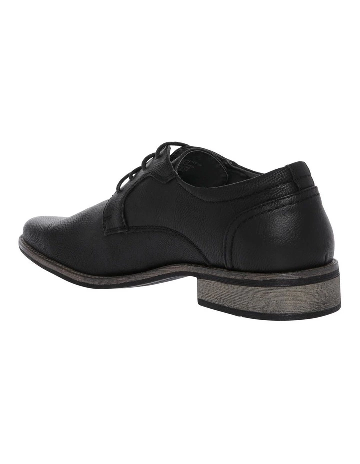 Blaq Flemington Black Lace Up Shoe 2 Blaq Flemington Black Lace Up Shoe - Image 2