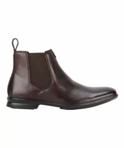 Hush Puppies Leather Mahogany Chelsea Boot