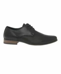 Kenji Sinatra Black Lace Up Shoe