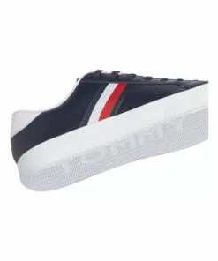 Tommy Hilfiger Essential Leather Midnight Trainer Sneaker -Shoes Sales 715221640 3 720x928