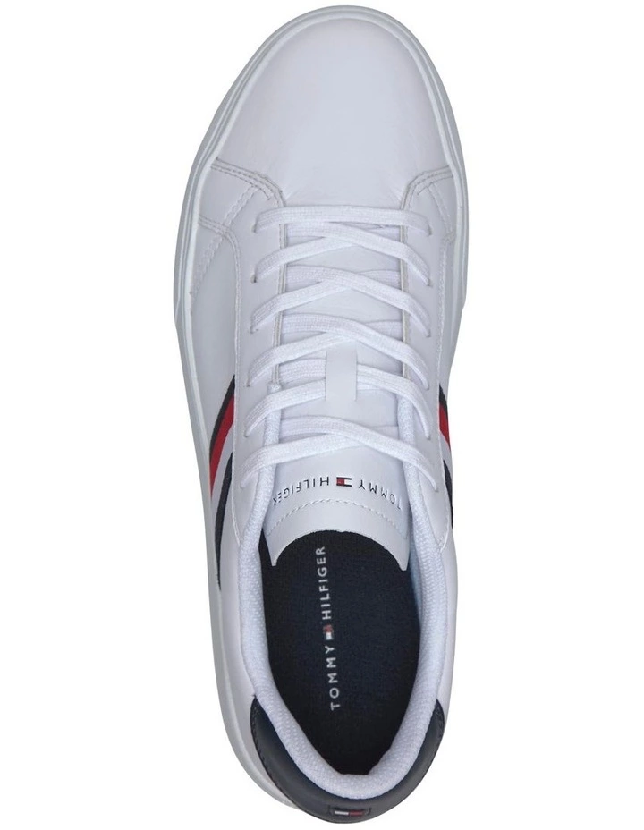 Tommy Hilfiger Essential Leather Cupsole White/Midnight Trainer Sneaker 1 Tommy Hilfiger Essential Leather Cupsole White/Midnight Trainer Sneaker