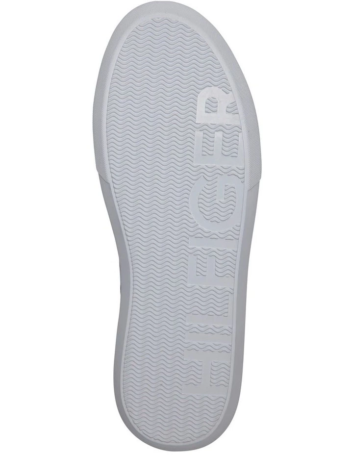 Tommy Hilfiger Essential Leather Cupsole White/Midnight Trainer Sneaker 3 Tommy Hilfiger Essential Leather Cupsole White/Midnight Trainer Sneaker - Image 3