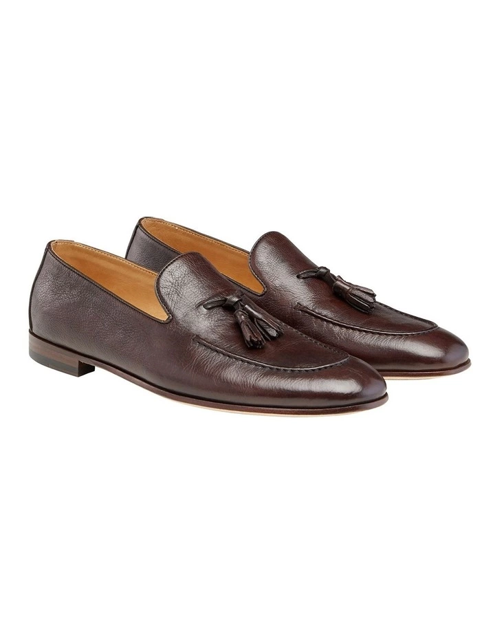 Aquila Alberto Leather Tassel Loafers 2 Aquila Alberto Leather Tassel Loafers - Image 2