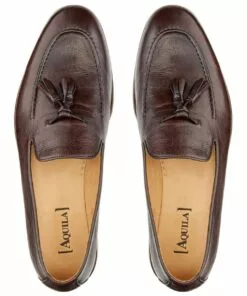 Aquila Alberto Leather Tassel Loafers 7 Aquila Alberto Leather Tassel Loafers -Shoes Sales 717037480 3 1 720x928
