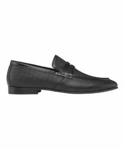 AQ by Aquila Cavarra Leather Penny Loafers