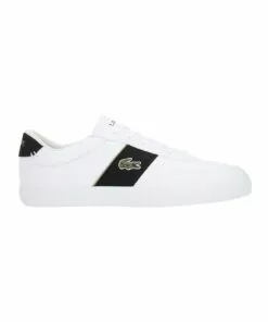 Lacoste Court-Master White Lace-Up Sneaker