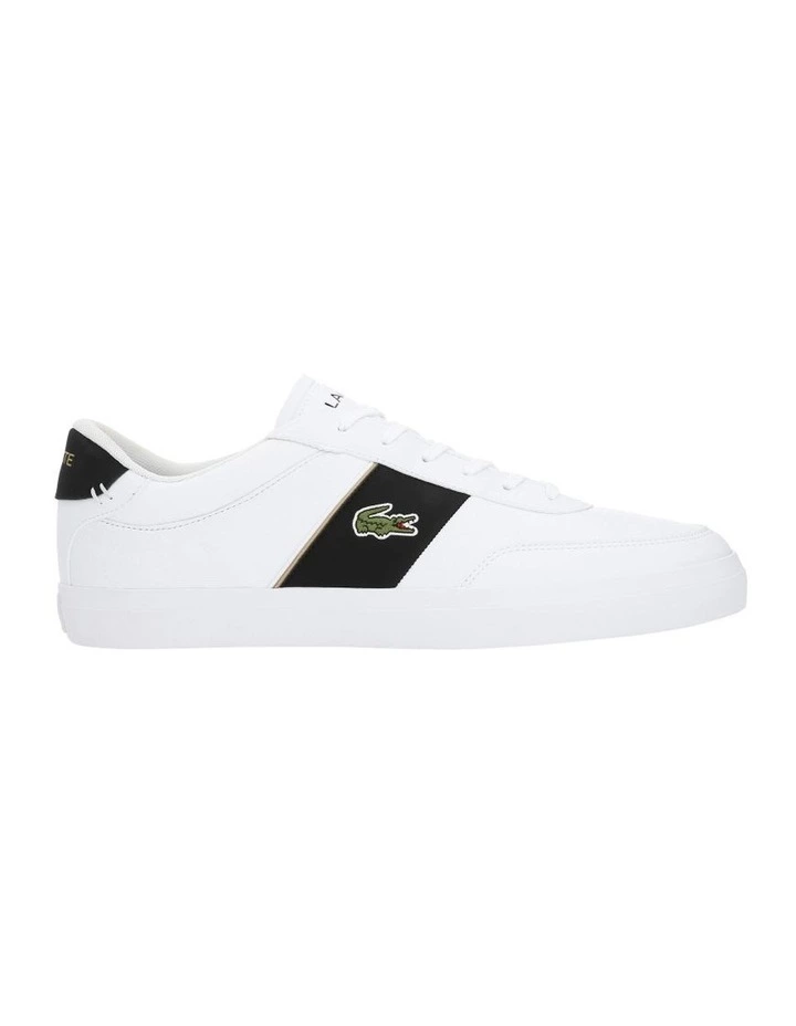 Lacoste Court-Master White Lace-Up Sneaker 1 Lacoste Court-Master White Lace-Up Sneaker