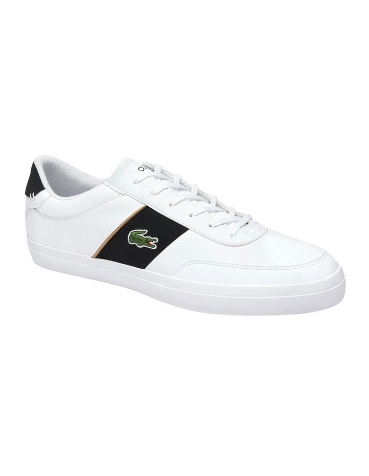 Lacoste Court-Master White Lace-Up Sneaker 2 Lacoste Court-Master White Lace-Up Sneaker - Image 2