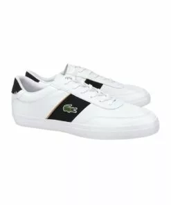 Lacoste Court-Master White Lace-Up Sneaker 9 Lacoste Court-Master White Lace-Up Sneaker -Shoes Sales 722438200 3 720x928
