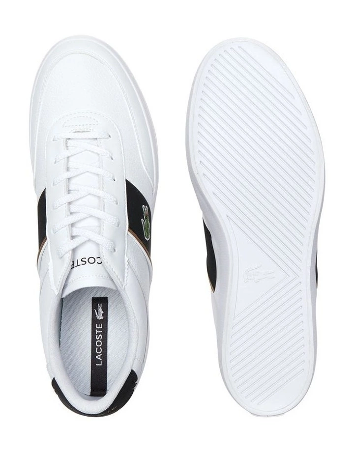 Lacoste Court-Master White Lace-Up Sneaker 5 Lacoste Court-Master White Lace-Up Sneaker - Image 5