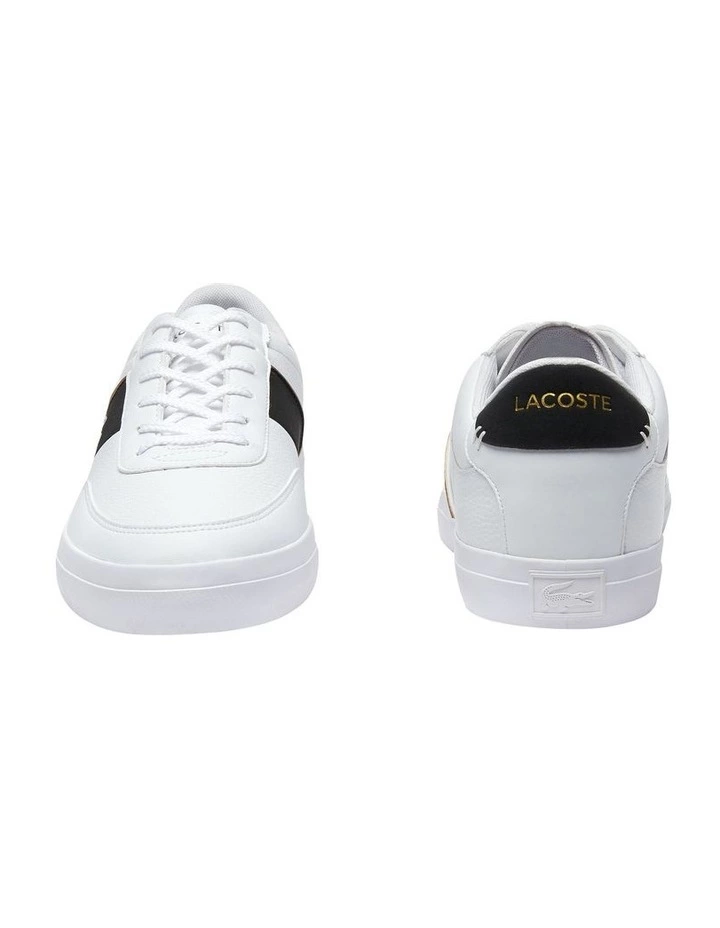 Lacoste Court-Master White Lace-Up Sneaker 6 Lacoste Court-Master White Lace-Up Sneaker - Image 6