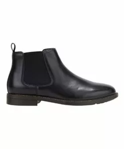 Hush Puppies Hanger Black Burnish Boot