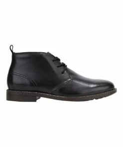 Hush Puppies Harbour Black Burnish Boot