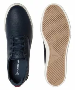 Lacoste Esparre Navy/Dark Red Sneaker -Shoes Sales 769225600 3 720x928