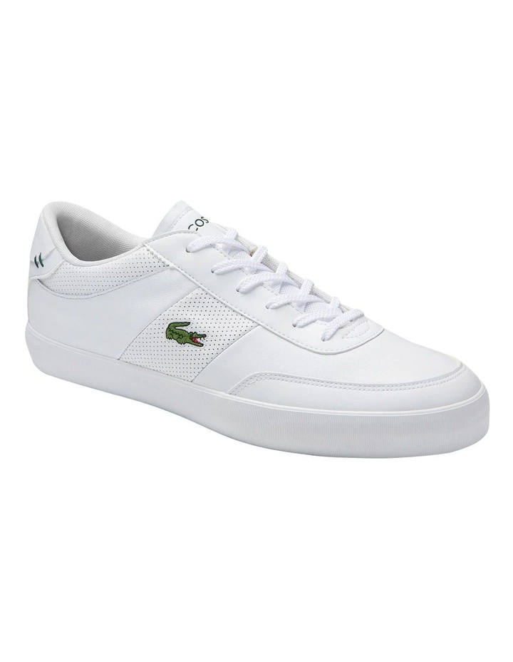 Lacoste Court-Master White Lace-Up Sneaker 1 Lacoste Court-Master White Lace-Up Sneaker