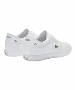 Lacoste Court-Master White Lace-Up Sneaker 8 Lacoste Court-Master White Lace-Up Sneaker -Shoes Sales 786352510 3 720x928