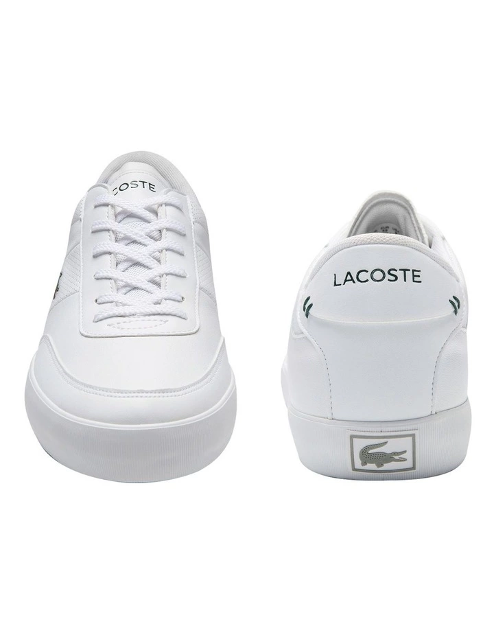 Lacoste Court-Master White Lace-Up Sneaker 5 Lacoste Court-Master White Lace-Up Sneaker - Image 5