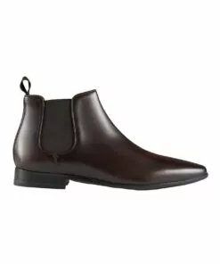 Aquila Beaumont Brown Leather Chelsea Boots