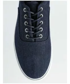 Maddox Canvas Navy Shoes -Shoes Sales 796679380 3 720x928