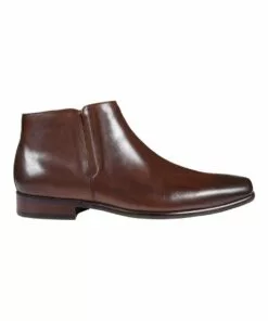 Julius Marlow Kelson Brown Zip Ankle Boot