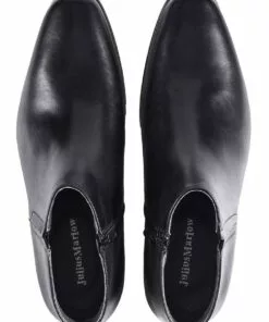 Julius Marlow Kelson Black Zip Ankle Boot -Shoes Sales 803090980 3 720x928
