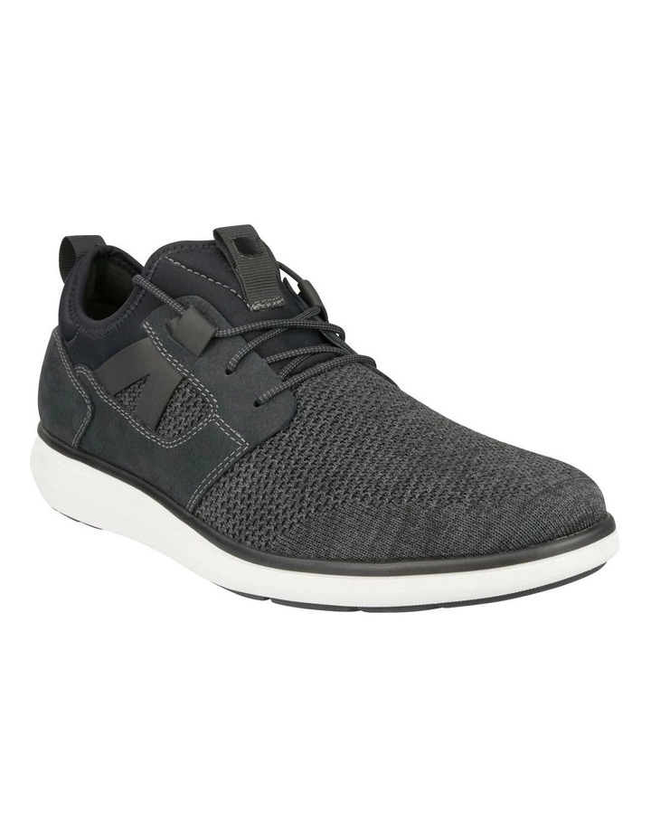 Florsheim Venture Black Knit Sneaker 2 Florsheim Venture Black Knit Sneaker - Image 2