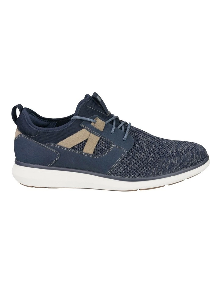 Florsheim Venture Navy Knit Sneaker 1 Florsheim Venture Navy Knit Sneaker