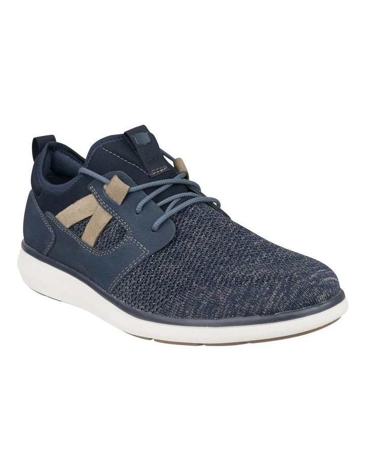 Florsheim Venture Navy Knit Sneaker 2 Florsheim Venture Navy Knit Sneaker - Image 2